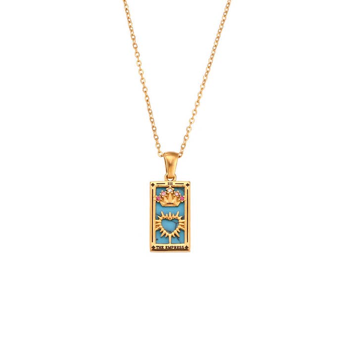 Rectangular Tarot Enamel Pendant Steel Gold Crystal S5P227 and other Purchase Wholesale mèches synthétiques. Free Returns & Net 60 Terms on Faire trending on Faire.
