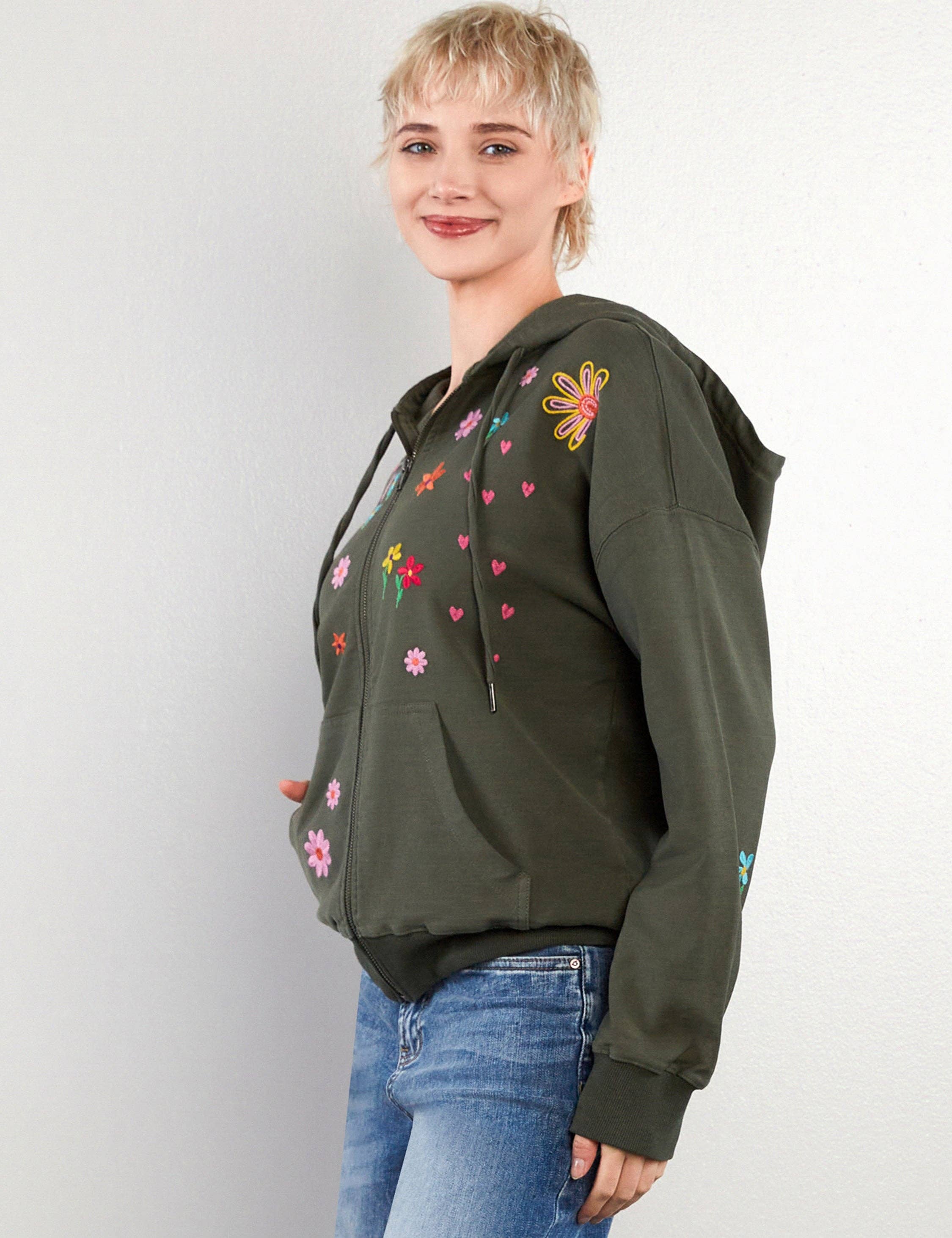 Olive Sketchbook Hoodie for wholesale on Faire3