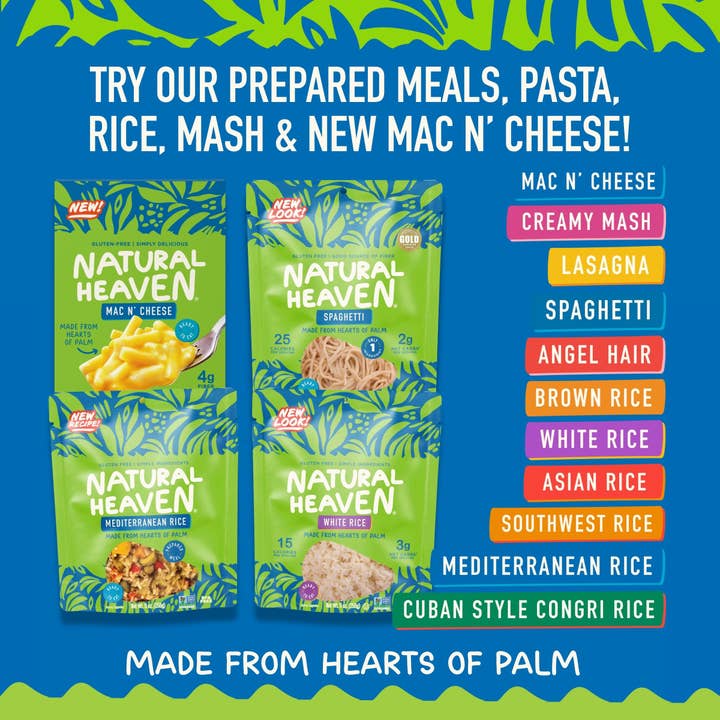 Natural Heaven - Wholesale Rice - Variety Best-Sellers: White Rice, Spaghetti, Angel Hair - 6 units/each4