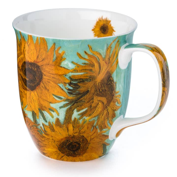 Van Gogh 'Sunflowers' Java Mug for wholesale by McIntosh Mugs