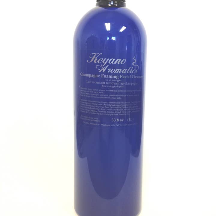 Champagne Foaming Gel Cleanser 32 oz. for wholesale by Keyano Aromatics
