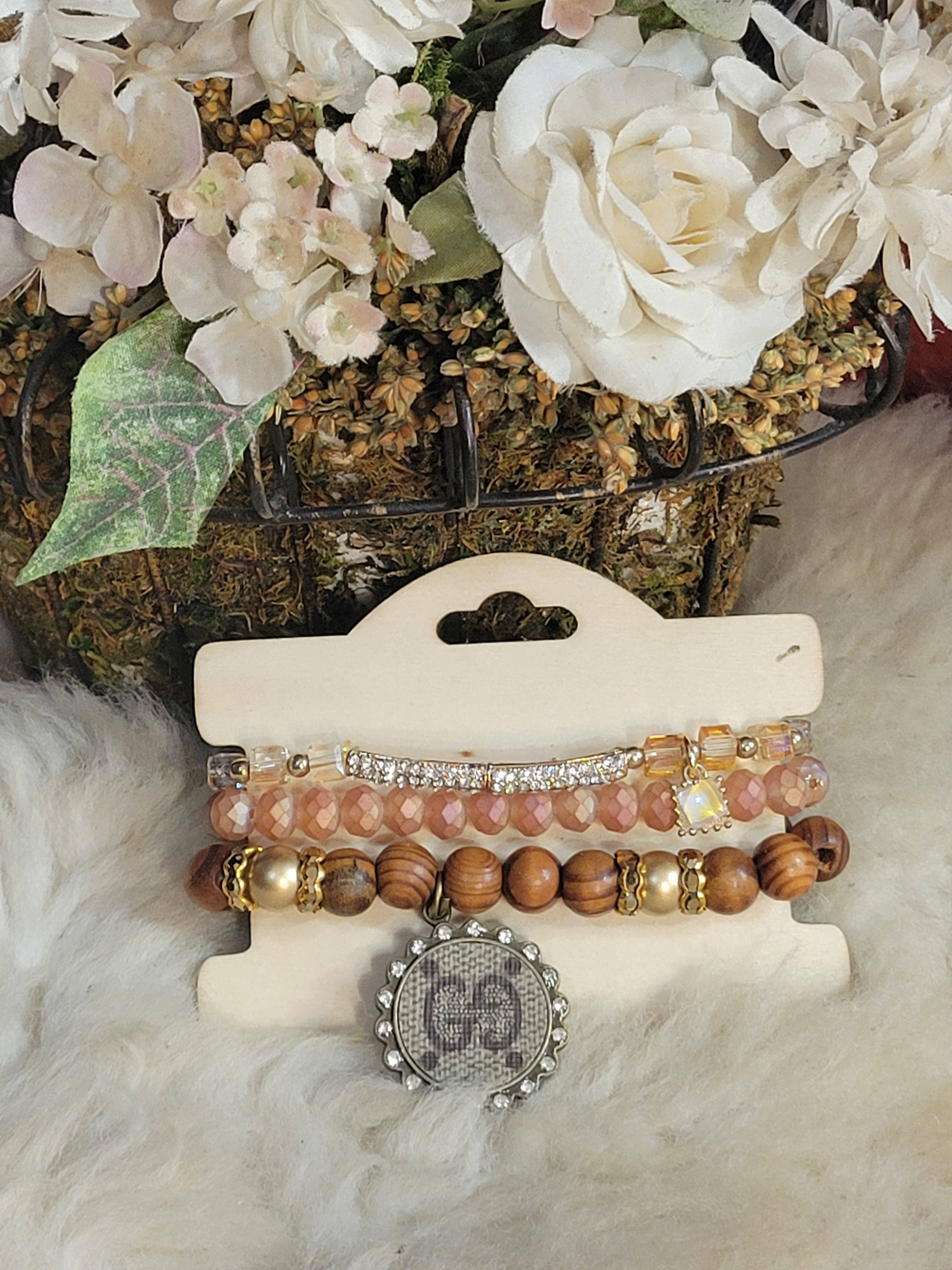 Upcycled Always & Forever accessories - Wholesale Jewelry Set - Upcycled small stacks - last ones available 22