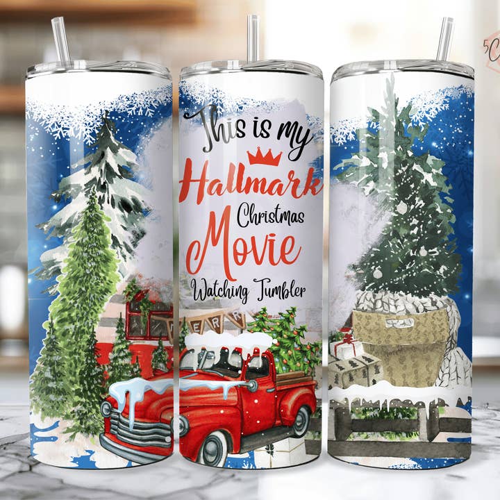 Hallmark Movie Tumbler Christmas Tumbler for wholesale by 5C's Wholesale