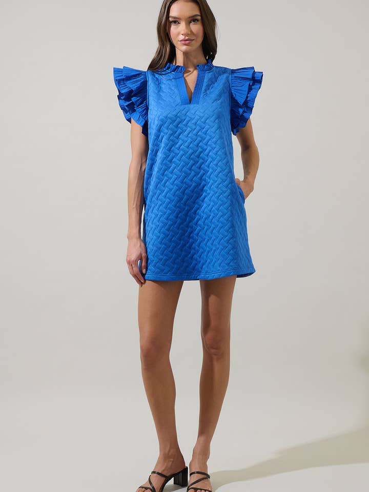 Sugarlips - Wholesale Dress - Women's - Yulia Quilted Adalee Ruffle Mini Dress7