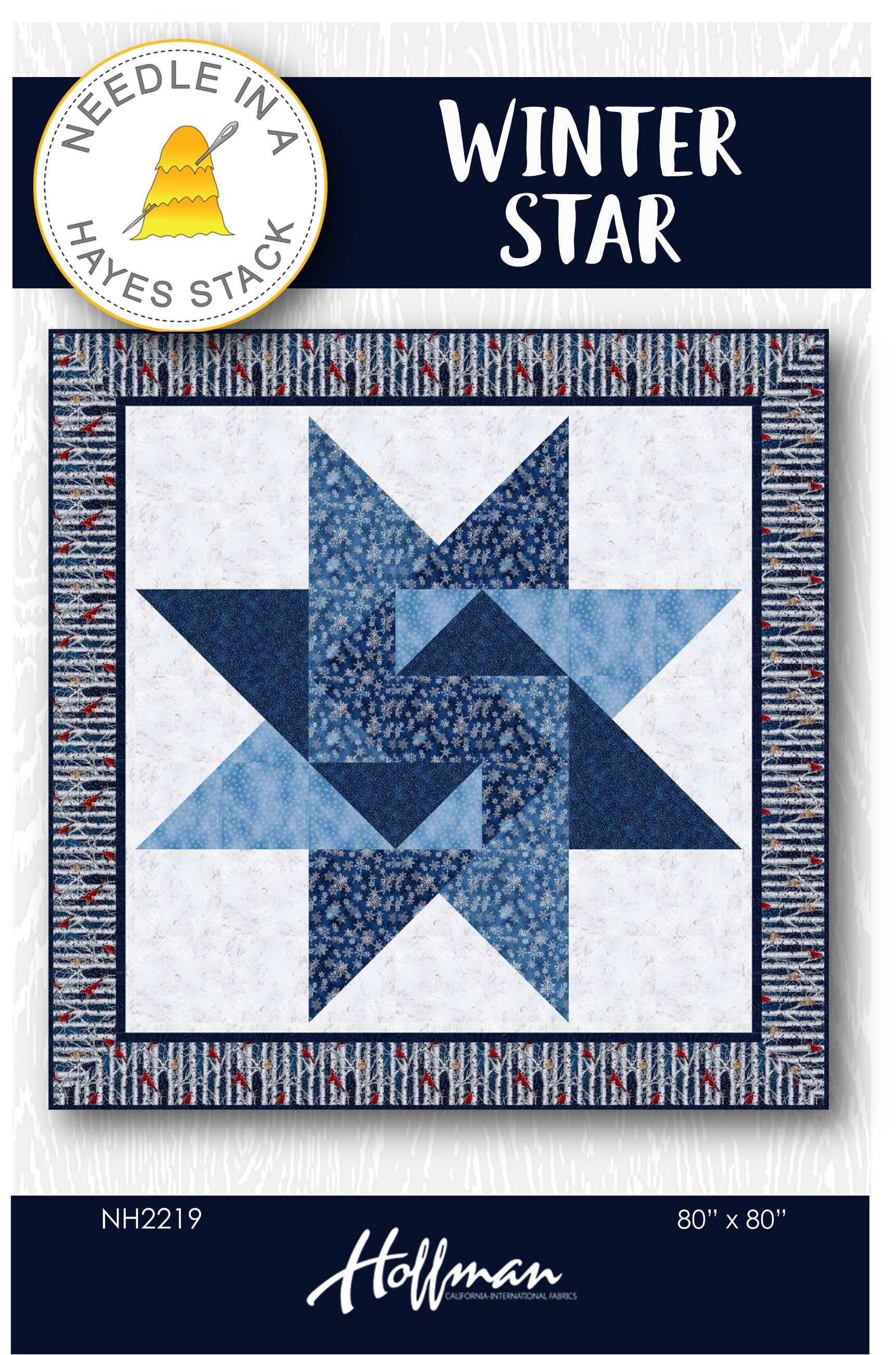 Needle in a Hayes Stack - Wholesale Quilt - Winter Star1