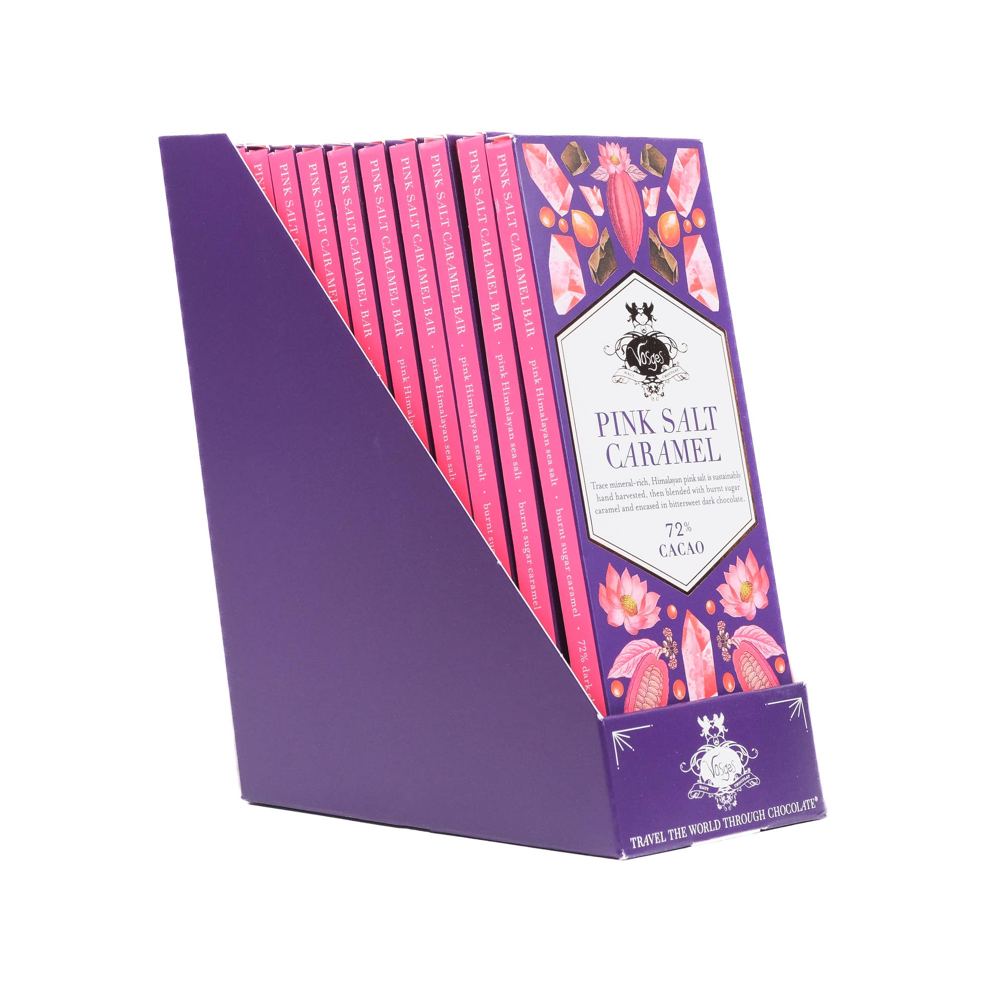 Vosges Haut-Chocolat - Wholesale Chocolate Bar - Dark Chocolate Bar w/ Himalayan Pink Salt & Caramel -Gourmet3
