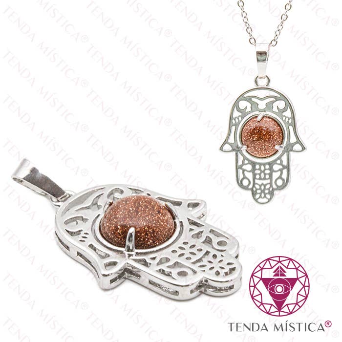 Tenda Mística - Wholesale Pendant/Charm Necklace - Hamsa Sun Pendant