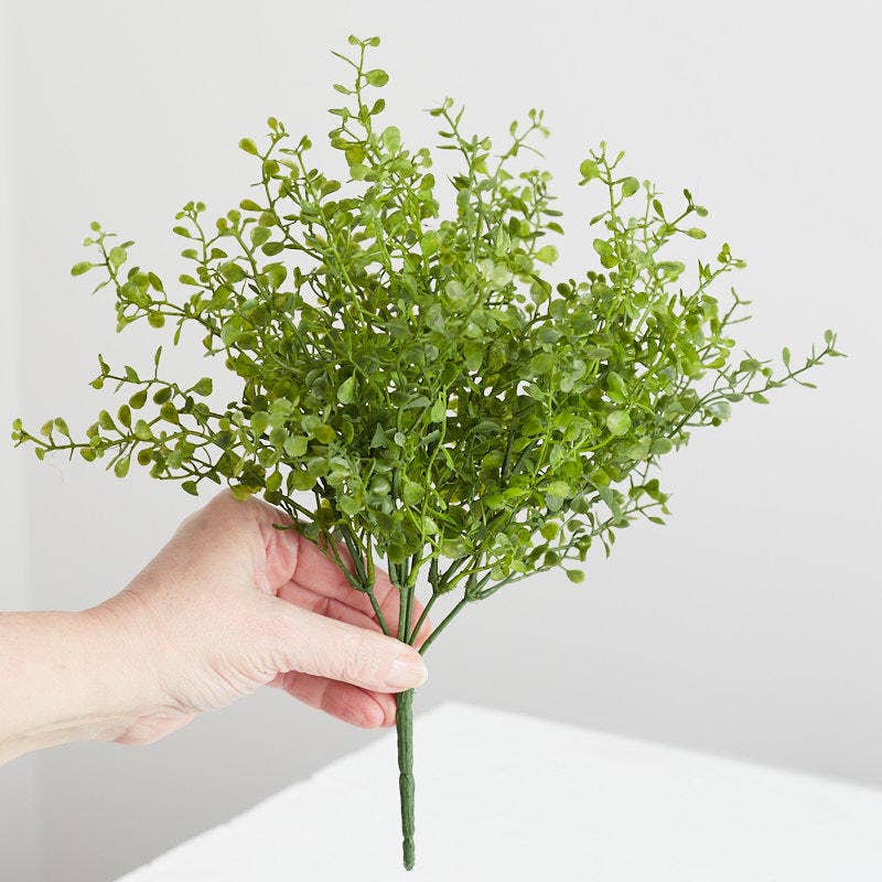 Factory Direct Craft - Vendita all'ingrosso Fiori finti - Cespuglio di Verde Pepe da 12" Resistente alle Intemperie2