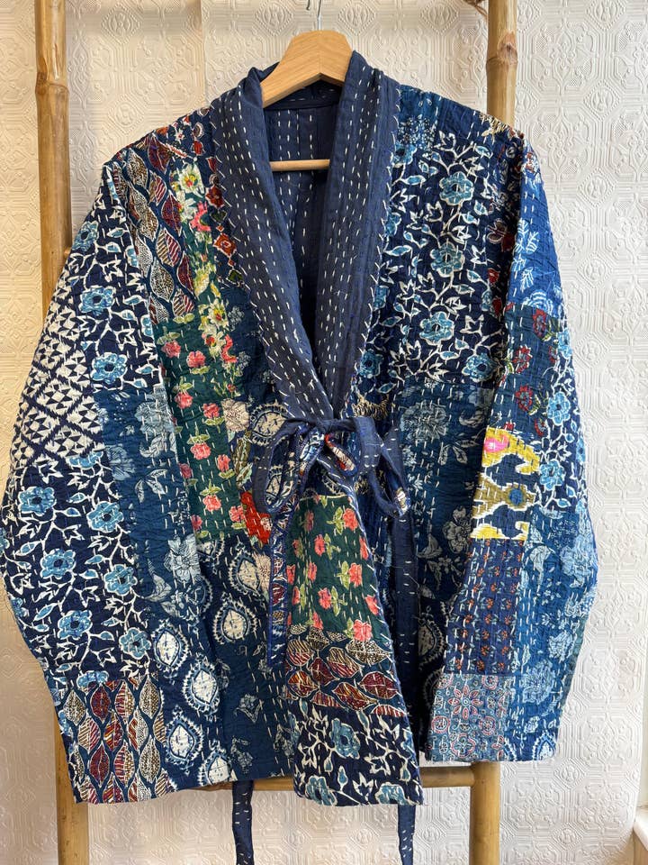 Vintage Kantha Short Dori Jacket
for wholesale by Essential Designs London