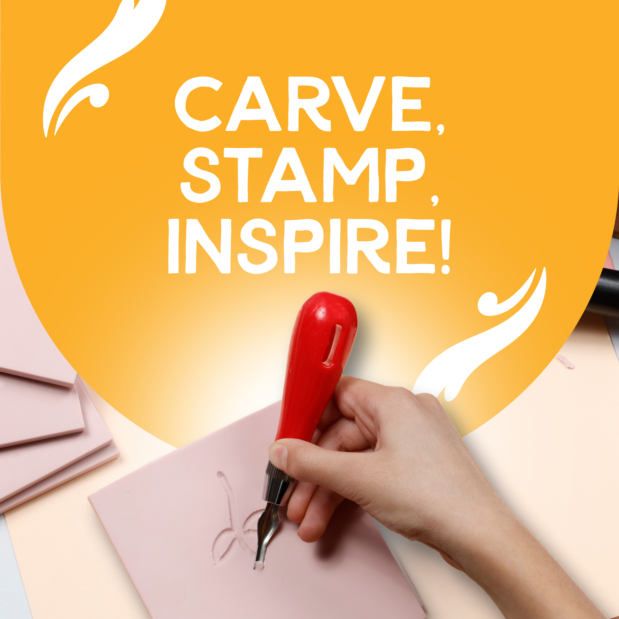 Incraftables - Wholesale DIY Craft Kit - Kids - Incraftables Linocut Block Printing Kit5