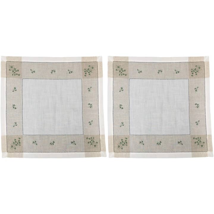 Samuel Lamont Kinsale Irish Shamrock Tablecloth for wholesale by Dublin Gift Company