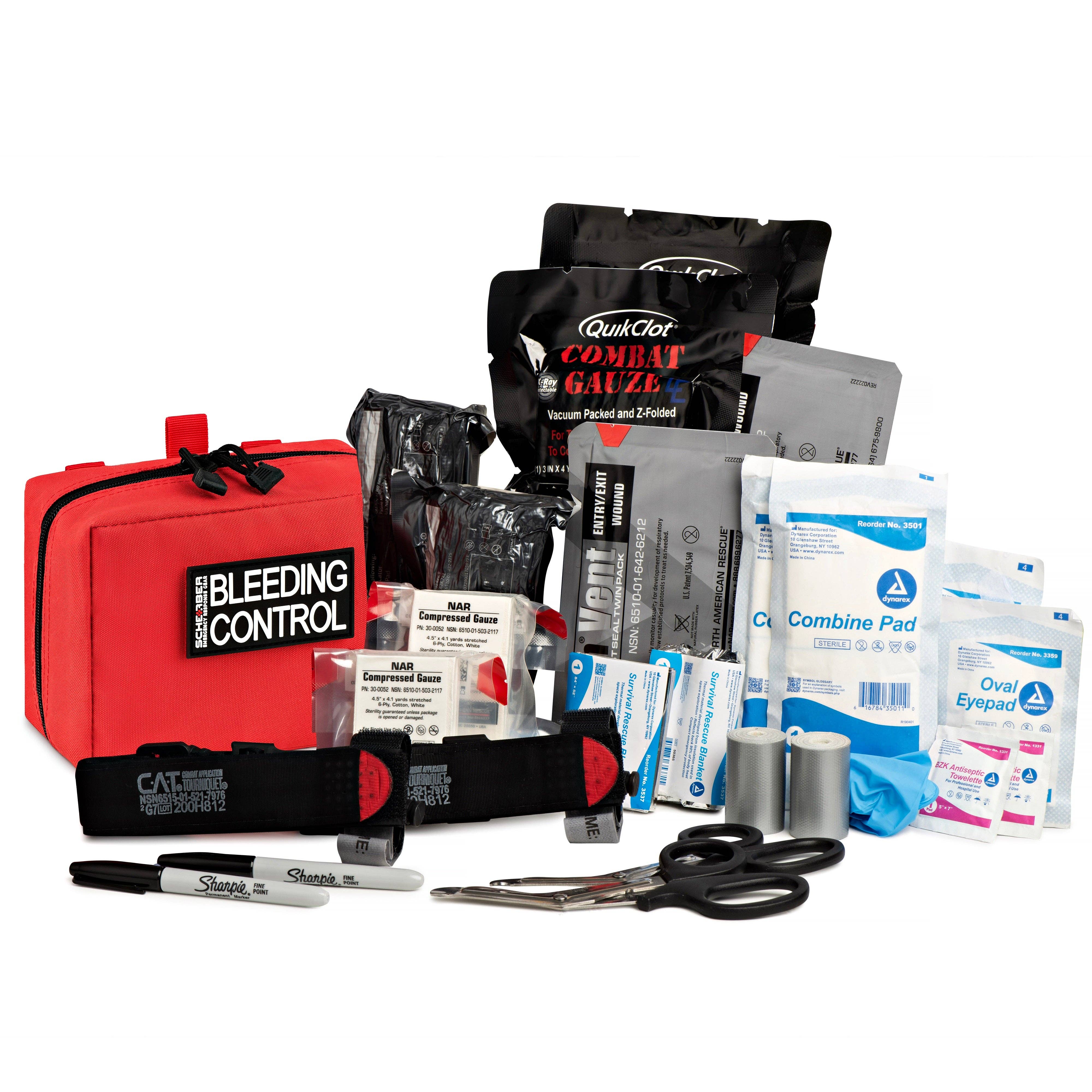 Scherber - Wholesale First Aid Kit - Scherber Public Access Bleeding Control Kit | Trauma Equipment, First Aid Supplies | Advanced+1