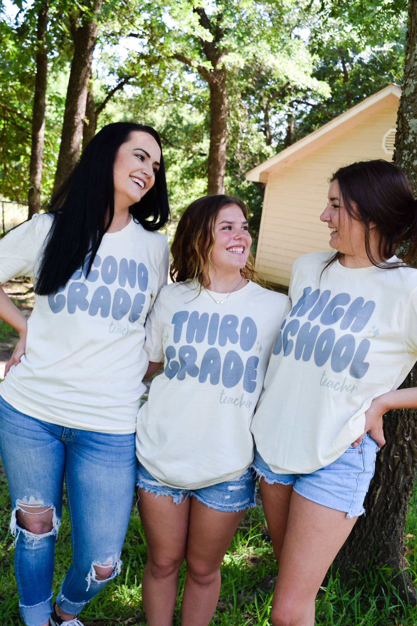 Spirit+Tribe - Wholesale Screen Printed T-Shirt - Women's - GRADE TEACHER0