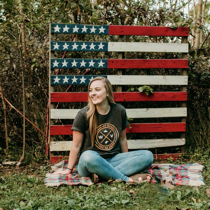 Loving WV - Wholesale Screen Printed T-Shirt - Unisex - WV Seal Shirt3