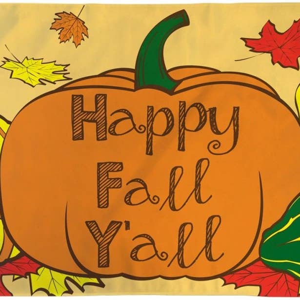 Flags Importer - Wholesale Flag - Happy Fall Yall Flag 3x5ft Poly1
