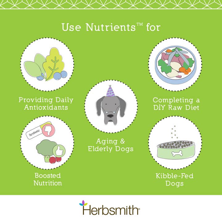 Herbsmith - Wholesale Pet Supplement - Dog - Nutrients - Superfood Dog Food Topper - Vitamins & Minerals from Whole Foods
