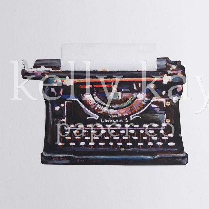Stampa artistica | Macchina da scrivere vintage per la vendita all'ingrosso da parte di Kelly Kay Paper Co.