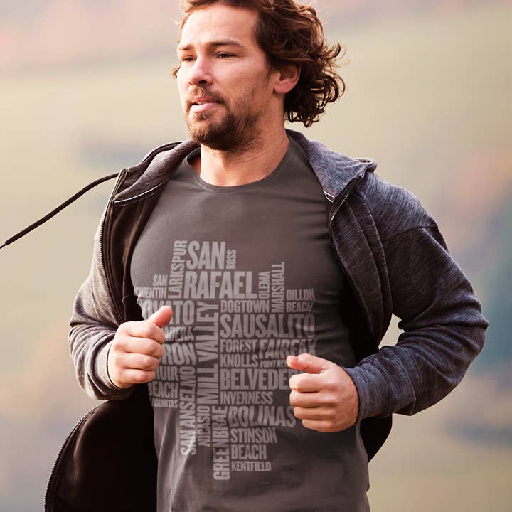 Marin Towns Tee for wholesale by Sets In The West