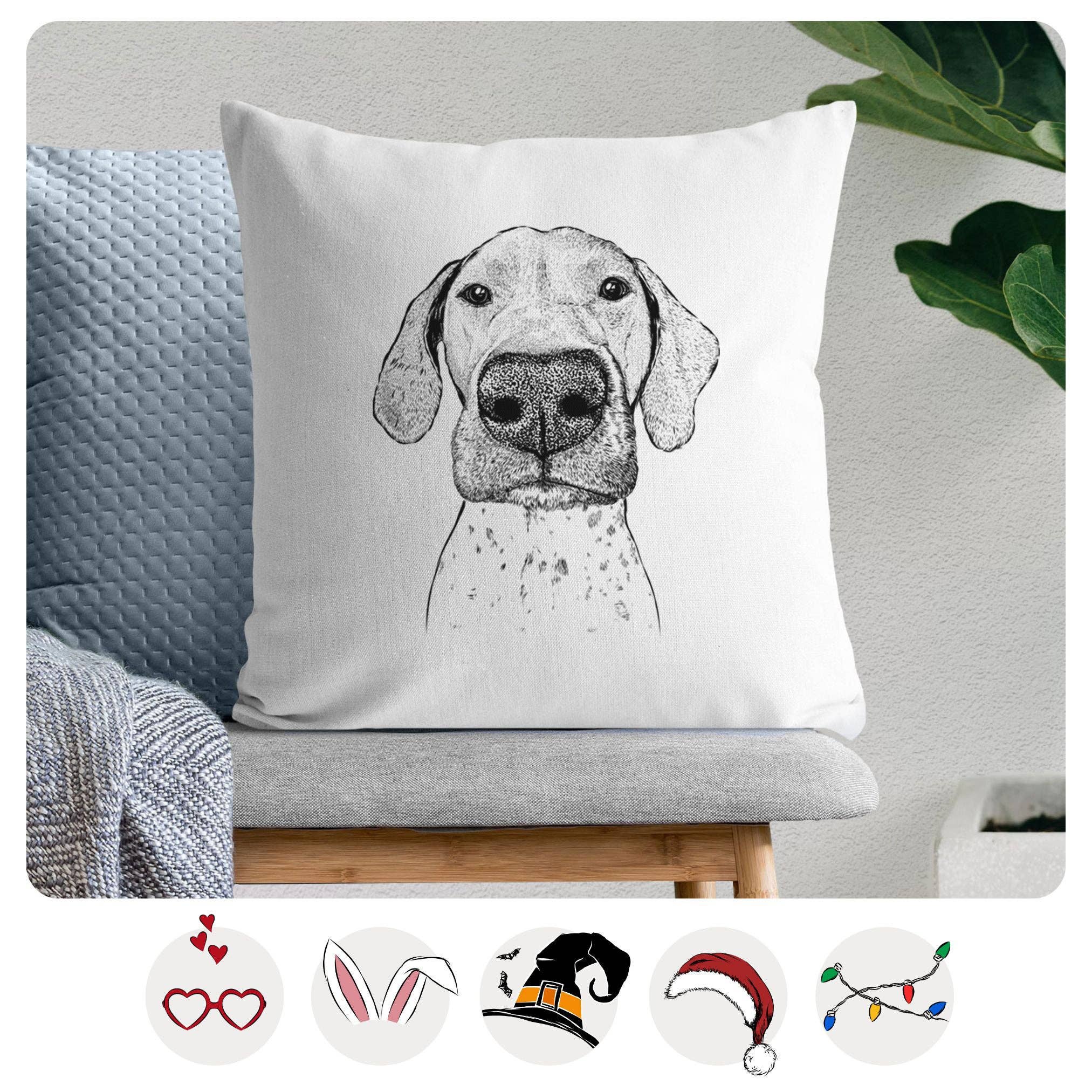 Inkopious - Wholesale Throw Pillow Cover - Leroy the German Shorthaired Pointer - Throw Pillow Cover6