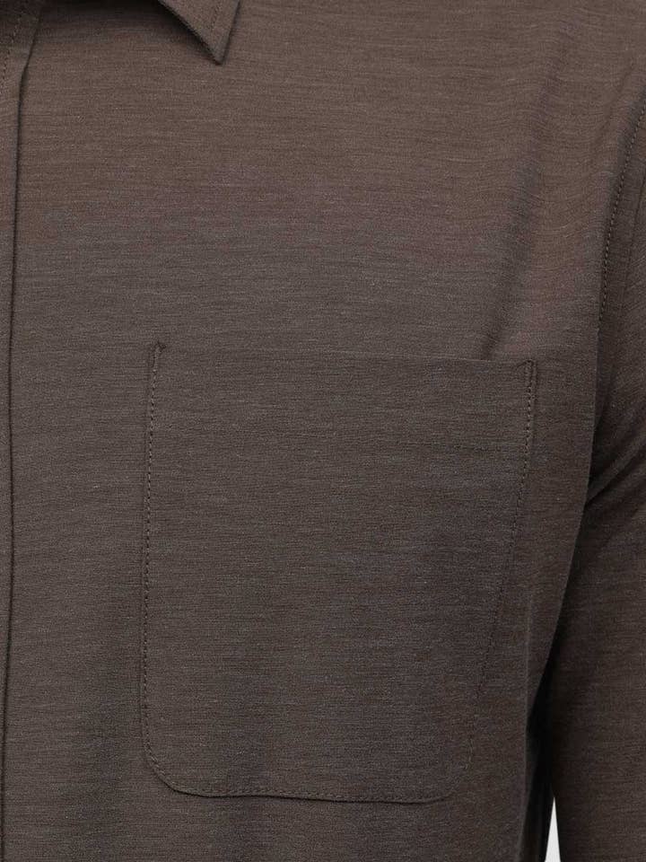 INTO THE AM - Vente Chemise à col boutonné – homme - Chemise boutonnée à manches longues pour hommes20