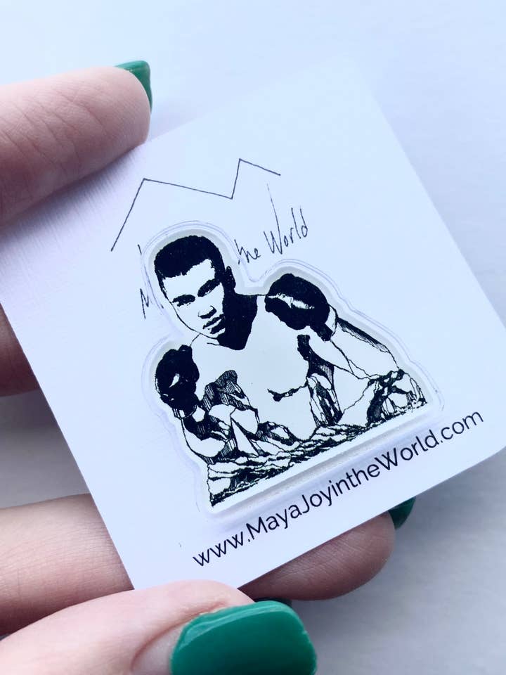 Mohammed Ali Pin pour la vente par Maya Joy in the World