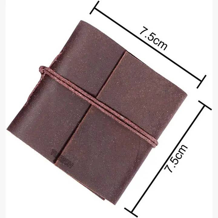 Tuzech Leather - Vendita all'ingrosso Diari/agende - Mini diario compatto in pelle vintage fatto a mano22