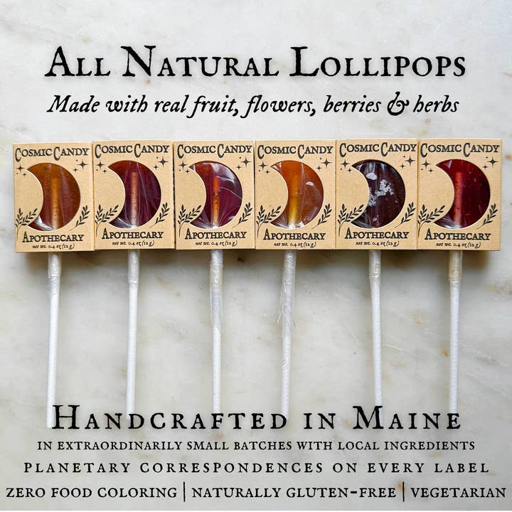 Virgo Moon - Wholesale Lollipop - Plants & Planets Lollipops - 2024-2025 Winter Collection