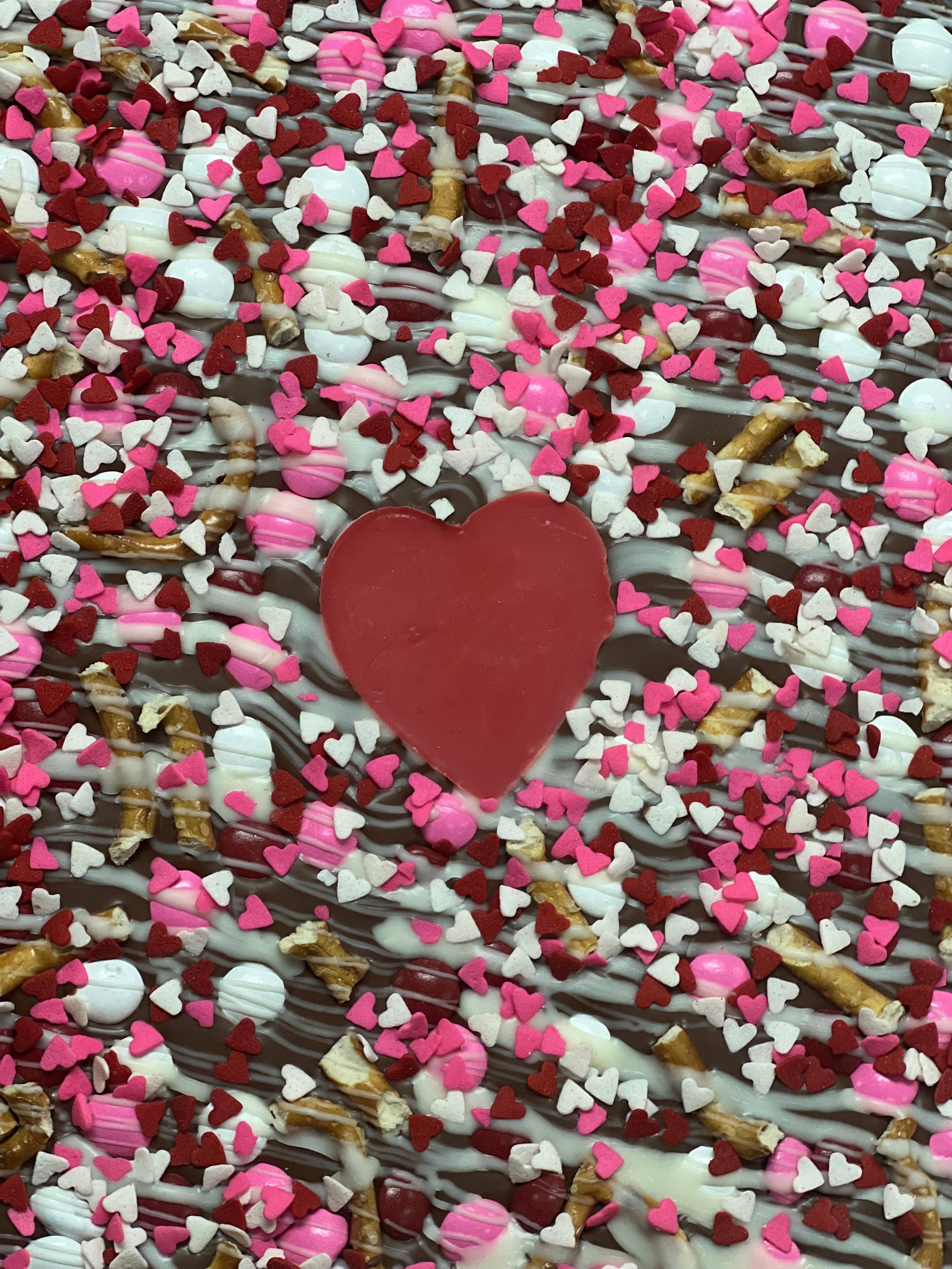 CB Stuffer - Wholesale Chocolate Box - Love Is Candy bits & pretzel Pizza2