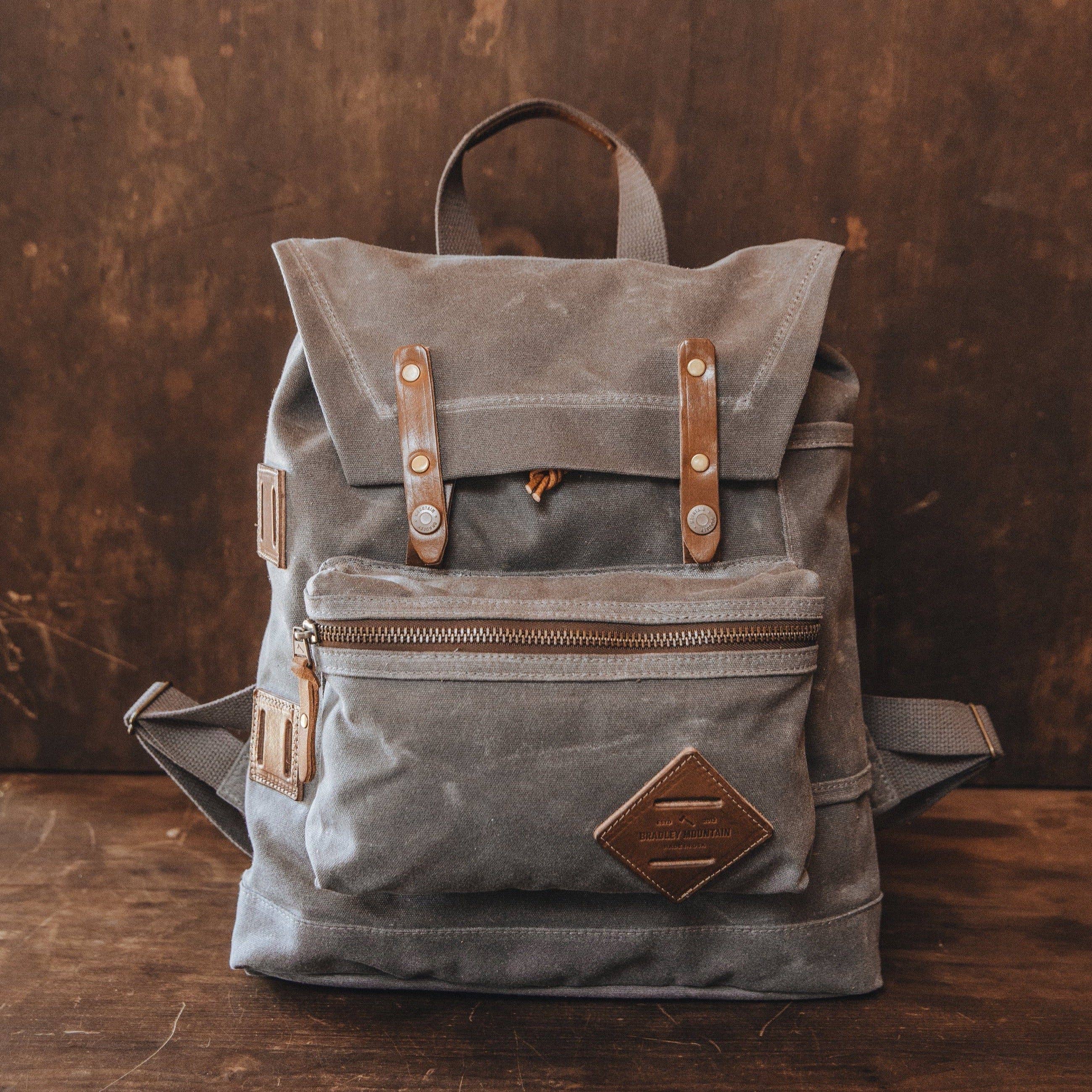 Bradley Mountain - Wholesale Backpack - Unisex - Muir Pack - Waxed Canvas Backpack2