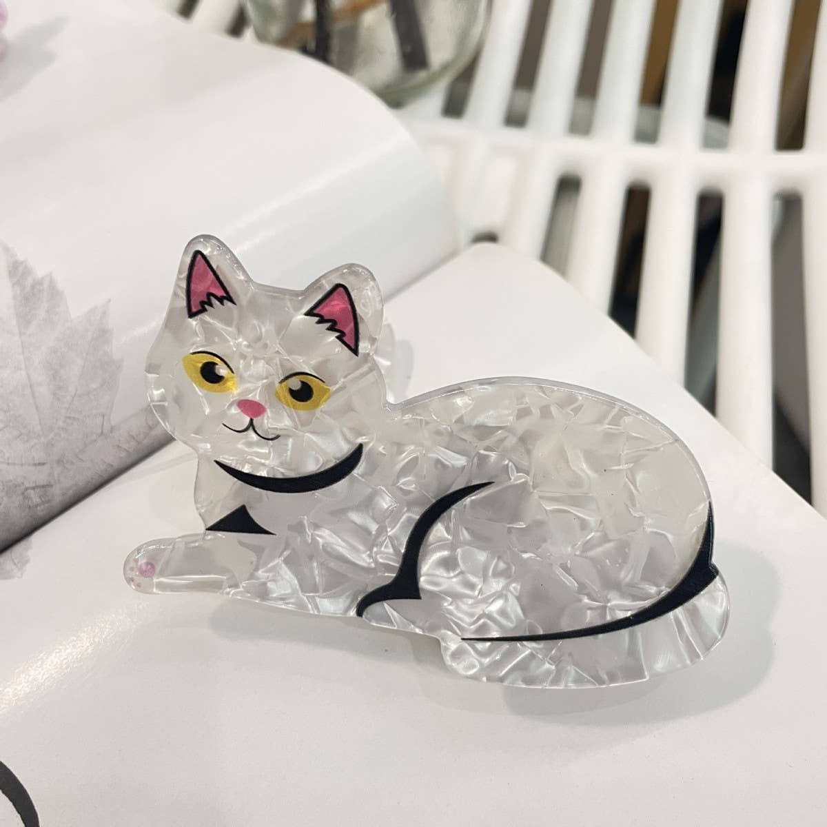 NINEXIS - Wholesale Hair Clip - Women's - CWAHA1510_CUTE CARTOON ANIMAL CAT SWAN HAIR CLAW CLIP 4