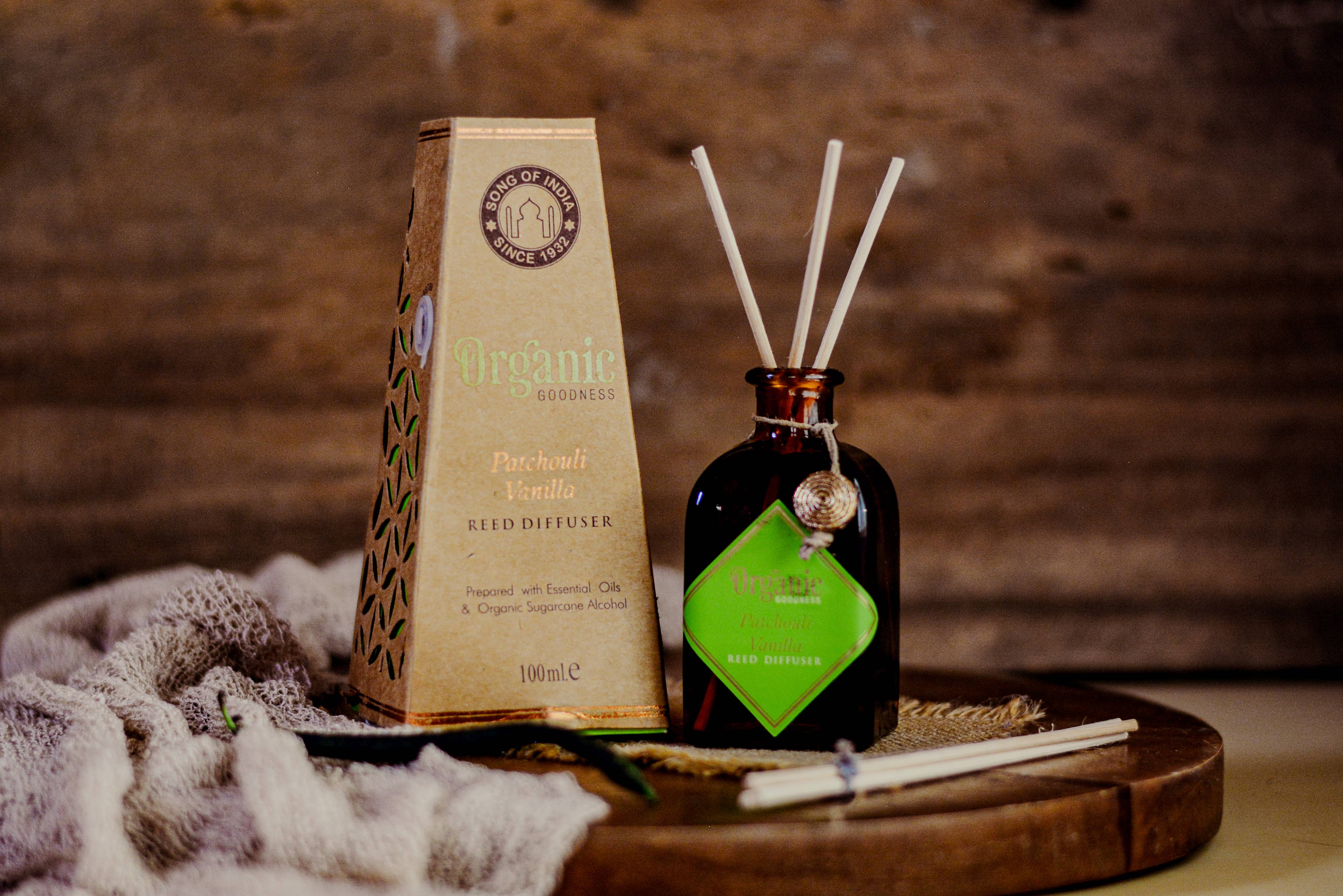 R. Expo/Song of India - Wholesale Reed diffuser - Organic Goodness Reed Diffuser - Patchouli Vanilla1