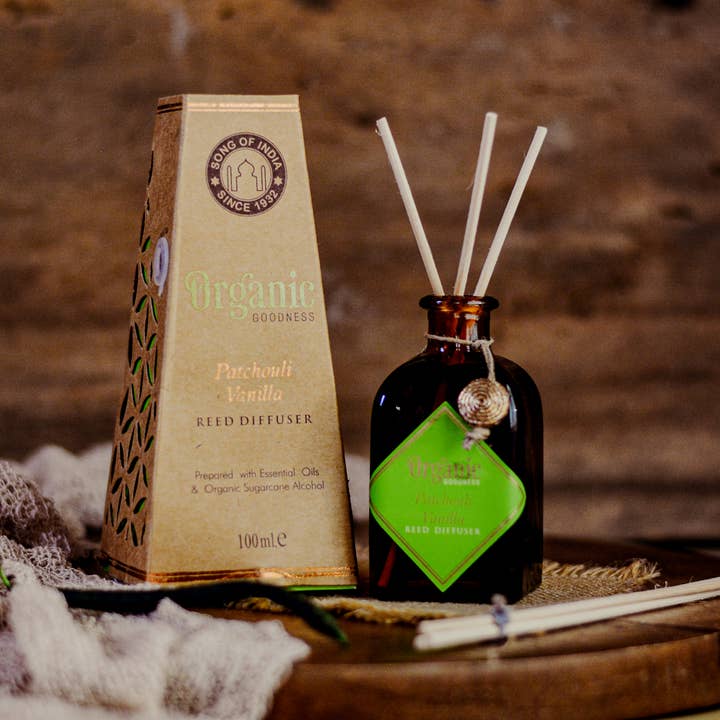 R. Expo/Song of India - Wholesale Reed diffuser - Organic Goodness Reed Diffuser - Patchouli Vanilla1
