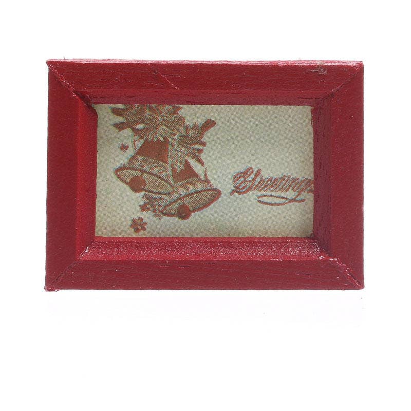 Factory Direct Craft - Wholesale Doll Accessory Kit - Kids - 2" Miniature Framed Christmas Decor 1