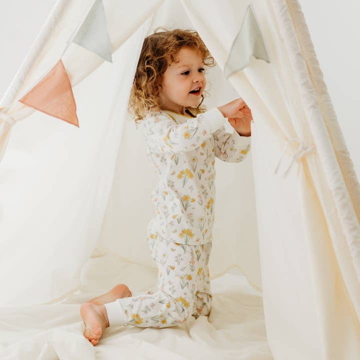 Daffodil Pyjamas for wholesale by Fox and Lottie