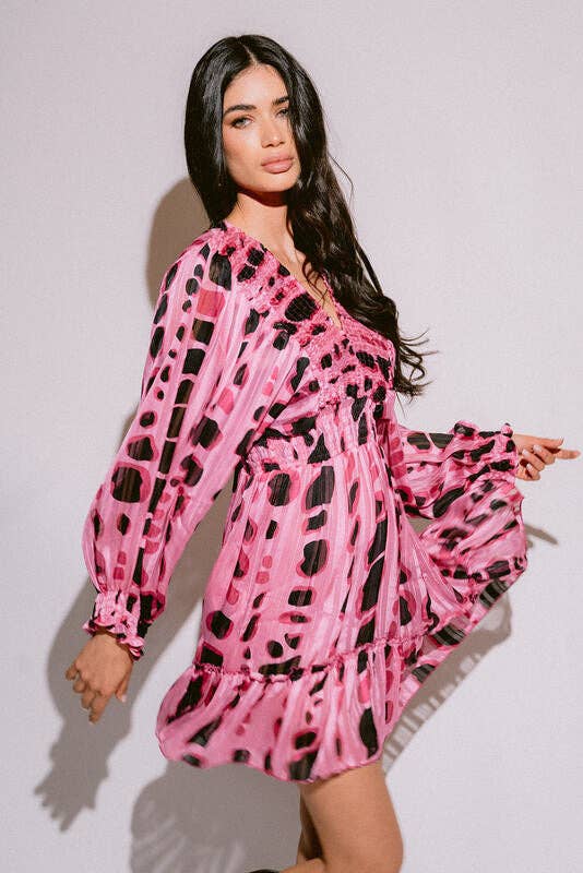 Piti Cuiti - Wholesale Dress - Women's - LILI PINK SHORT DRESS3