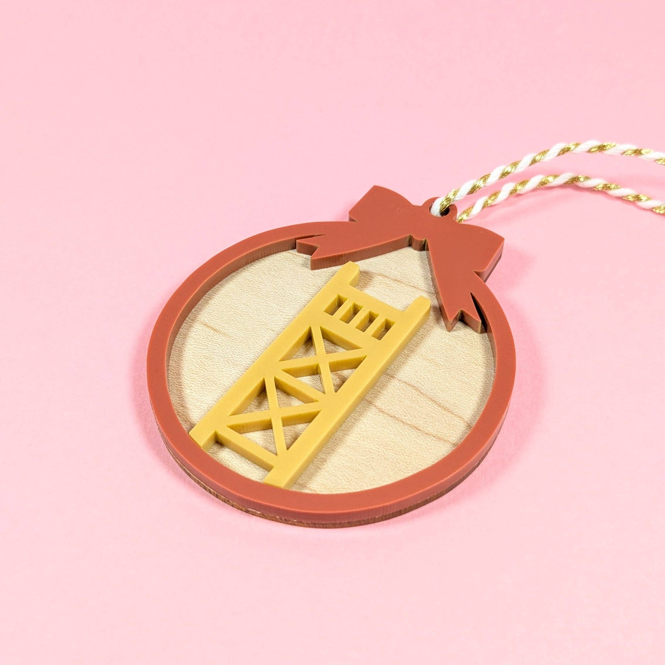 Crafted - Wholesale Ornament - Sacramento Tower Bridge Ornament3