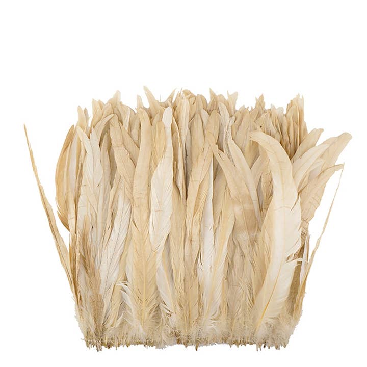 Hahn Coque Tails-Bleach-Dyed - Beige für den Großhandel von Zucker Feather Products