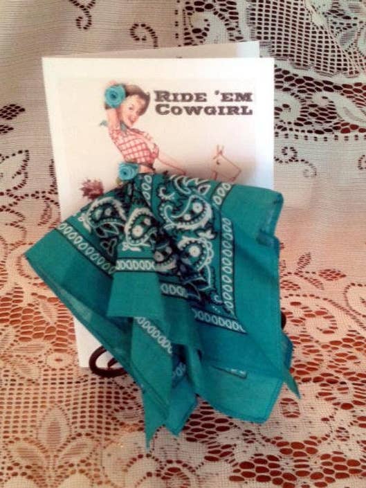 Cowgirl Pinup Cards for wholesale by MOMENTS IN THYME