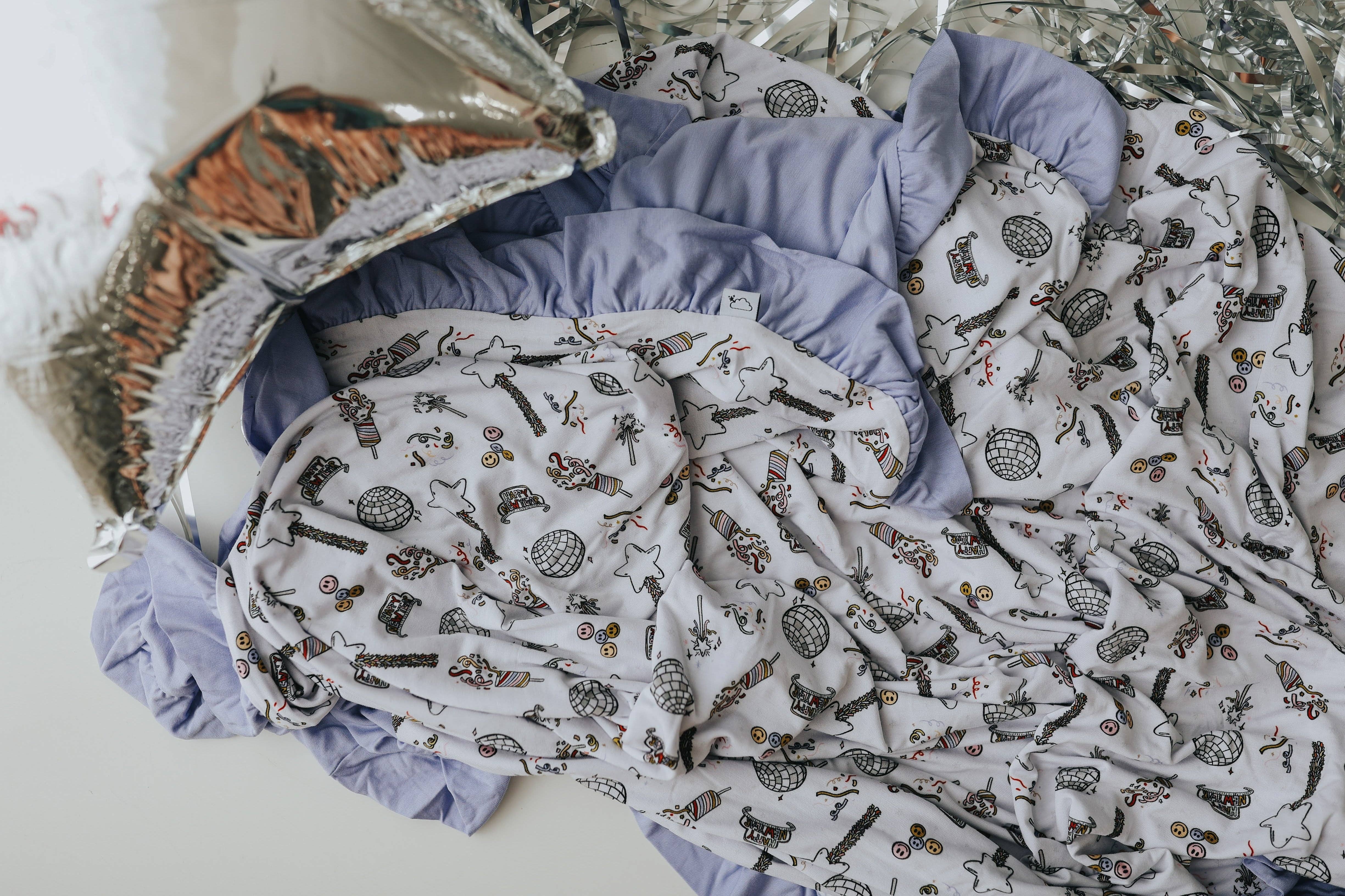 Dream Big Little Co. - Wholesale Bedding Blanket - Kids & Baby - MIDNIGHT MAGIC DREAM RUFFLE BLANKET4