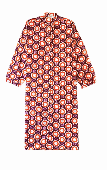 Curiosity Lab - Wholesale Dress - Women's - Night Dress Straight cut long sleeve Indian cotton26