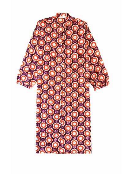 Curiosity Lab - Wholesale Dress - Women's - Night Dress Straight cut long sleeve Indian cotton26