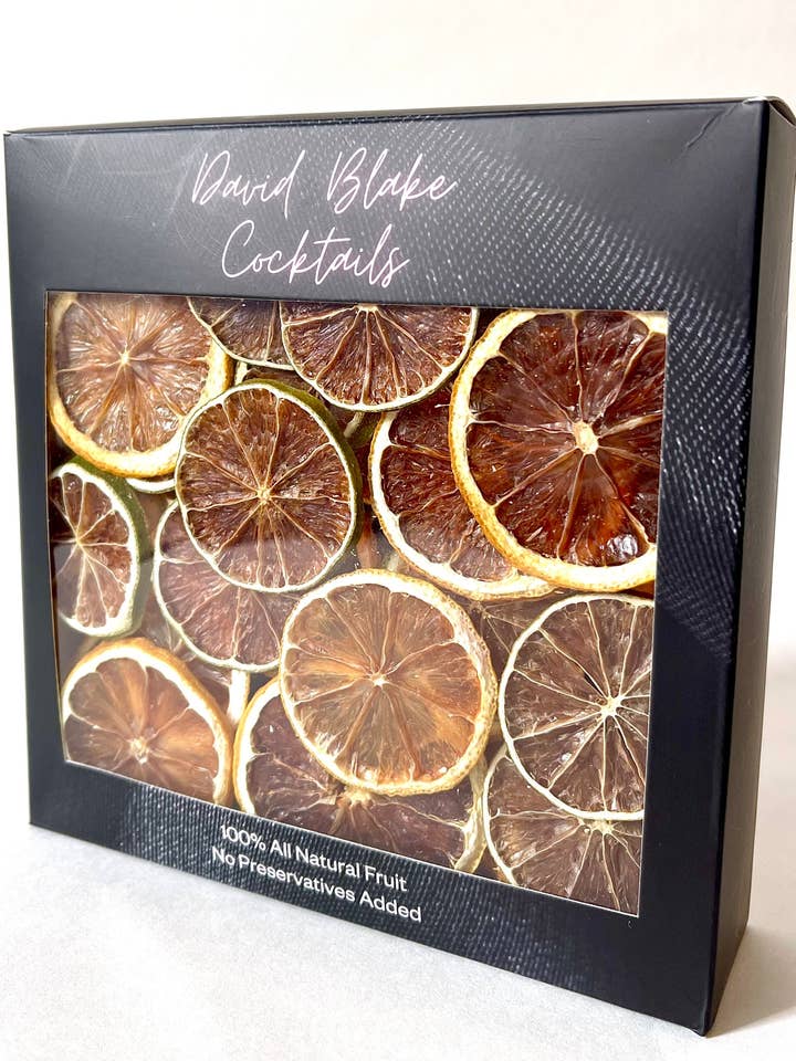 Dried Lemon Lime Box - 50+ Piece Dehydrated Lemon / Lime in Box - High Quality Dried Citrus Box for wholesale by David Blake Cocktails