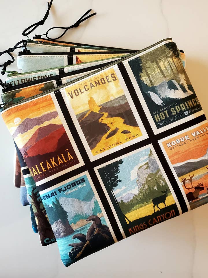 National Park Beutel mit Reißverschluss für den Großhandel von Bamboo Hill