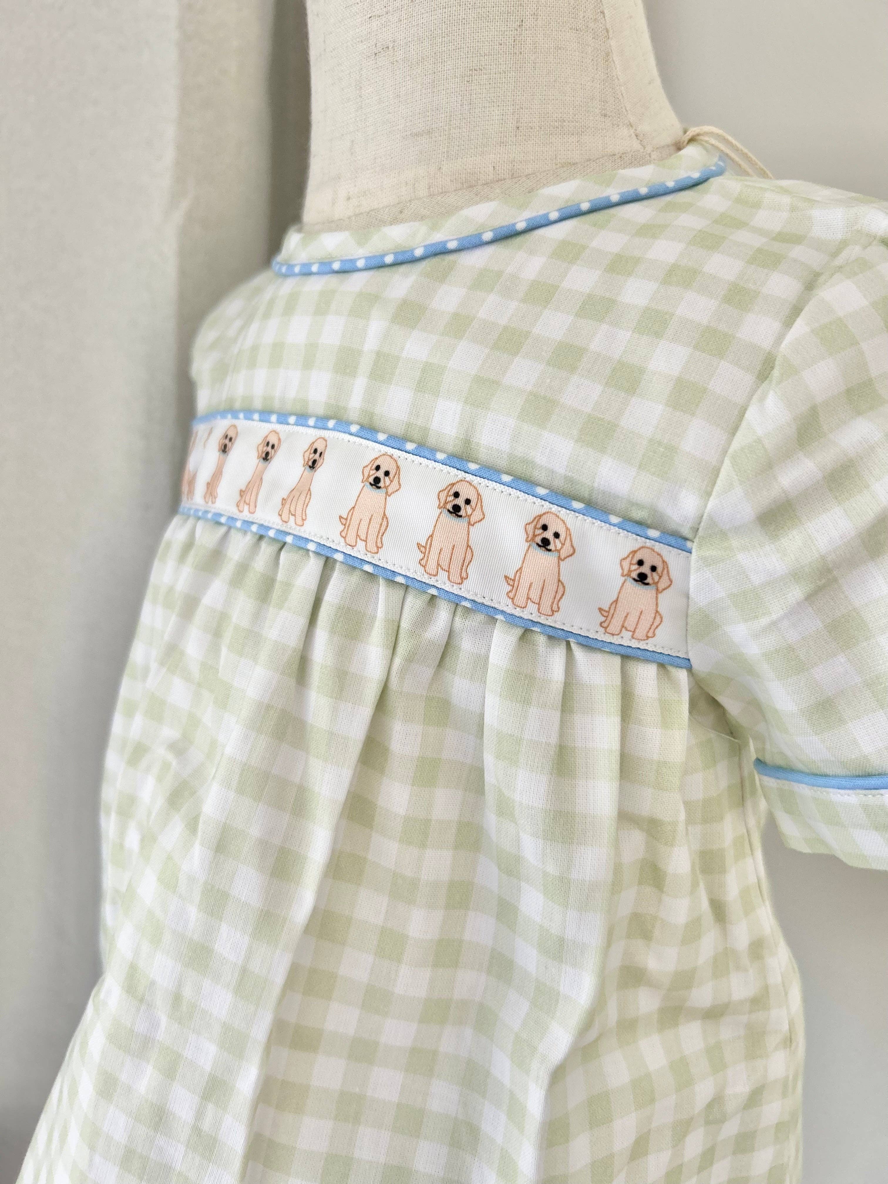 The Seaside Proper Children’s Company - Wholesale Clothing Set - Baby - Proper Pups Boys Bloomer Set - Woven1