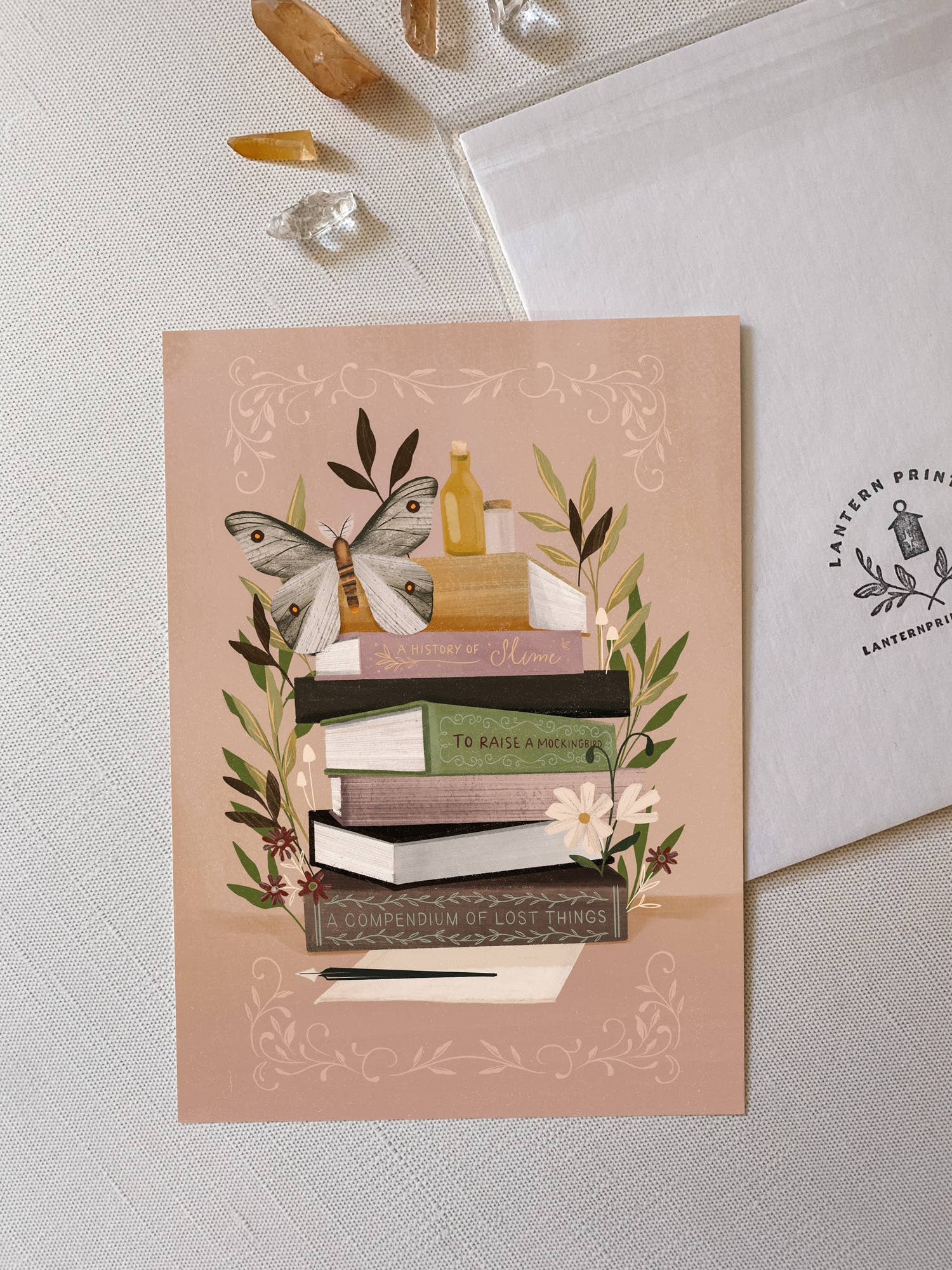 Lantern Print Co. - Wholesale Art Print - Art Print: Light Academia; 5x7, 8x100