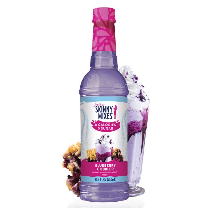Jordan's Skinny Mixes - Wholesale Cocktail Mix/Syrup - Sugar Free Blueberry Cobbler Syrup