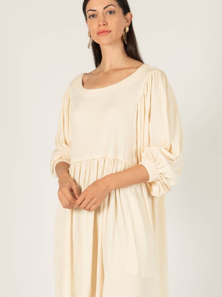 Cotton Dress with Keyhole Back for wholesale by Before You Collection