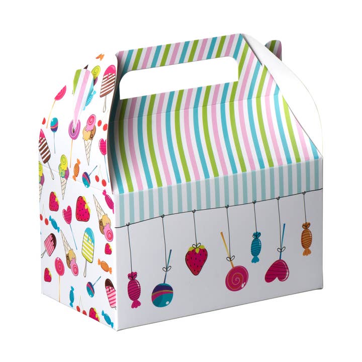 Paper Treat Boxes 10 Pack 6.25" X 3.75" X 3.5" Ice Cream for wholesale by Hammont