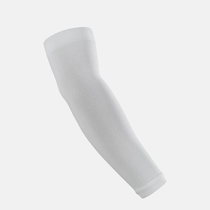 Basic White Compression Arm Sleeve for wholesale by Sleefs