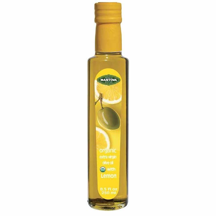 Mantova Organic Lemon Extra Virgin Olive Oil, 8.5 fl. oz. for wholesale by Fine Italian Food